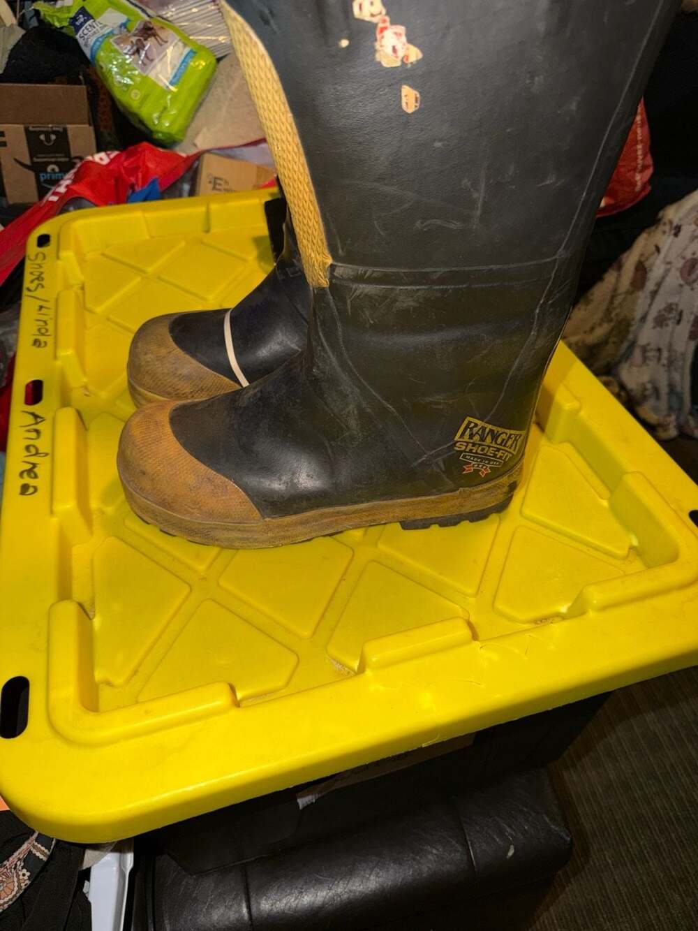 Ranger Shoe-Fit Insulated Rubber Fireman Boots Men's‎ 11 Made in USA